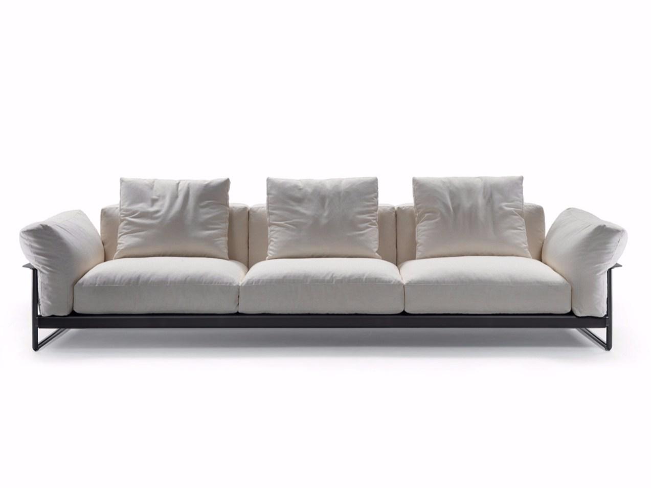 ZENO LIGHT 3 seater fabric sofa