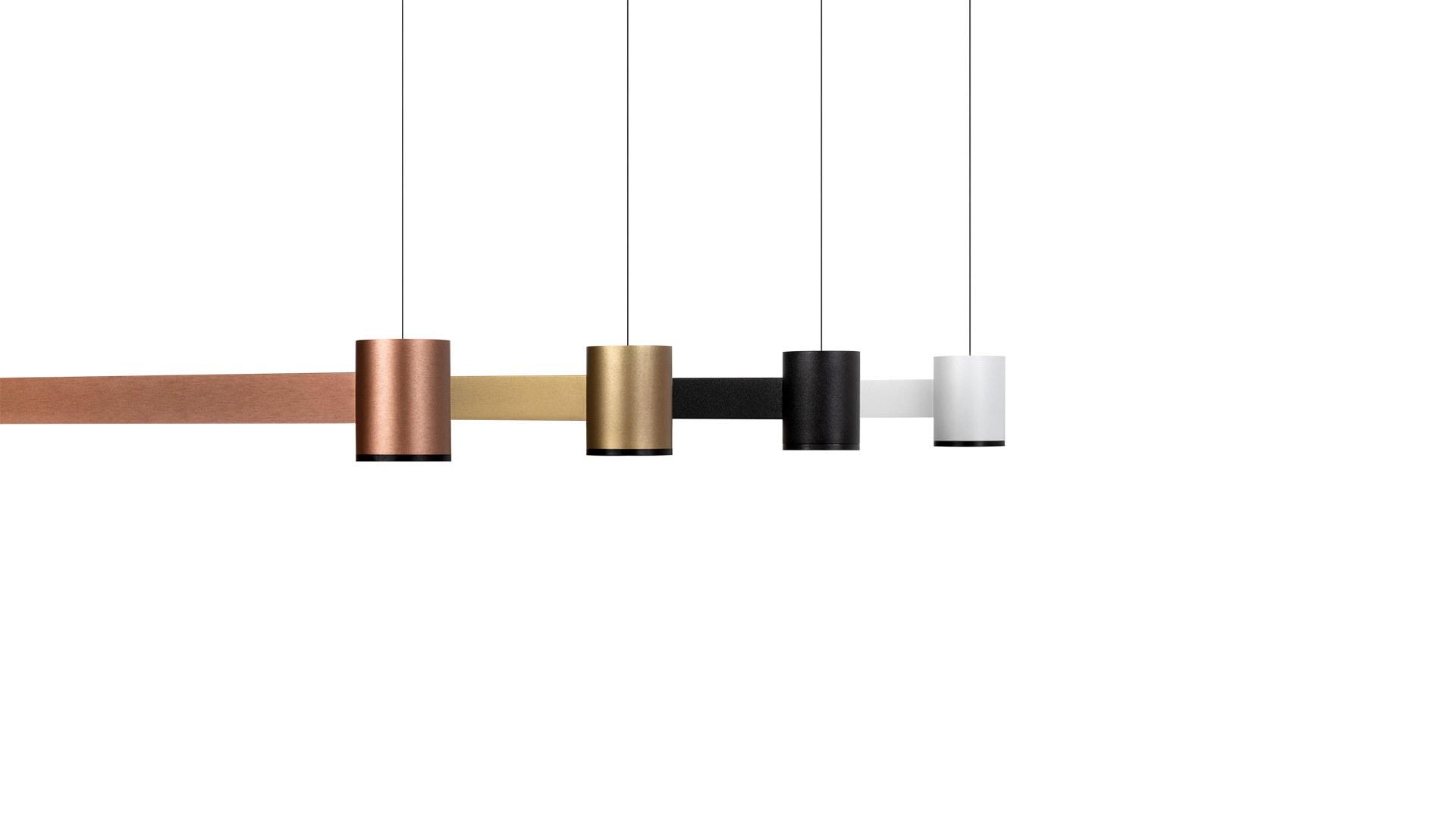 ART DIRECT & INDIRECT LED direct-indirect light brass pendant lamp
