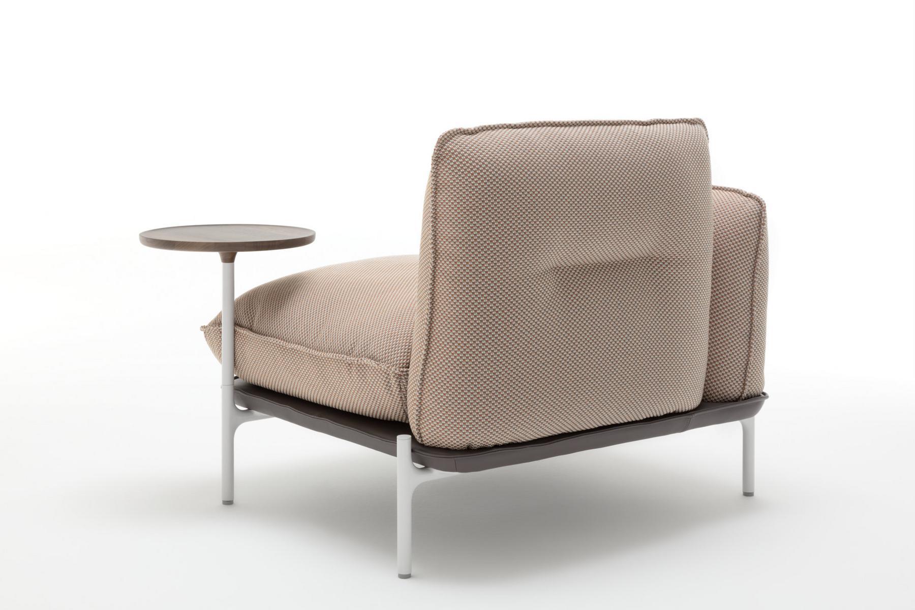 515 ADDIT Fabric armchair with armrests