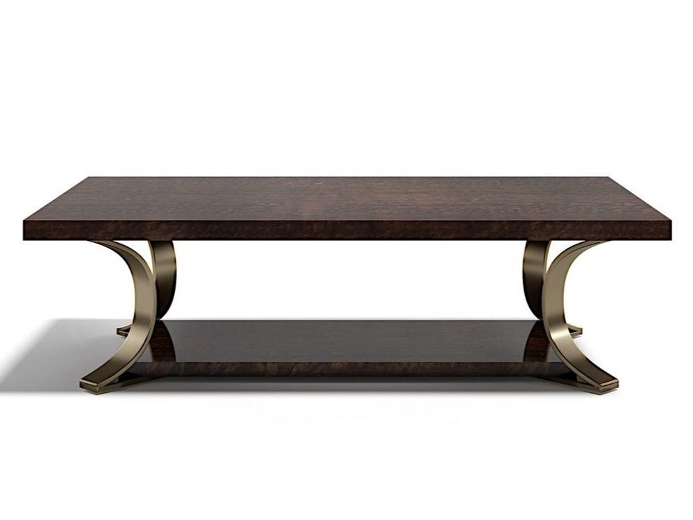 MUST COFFEE Rectangular wooden coffee table