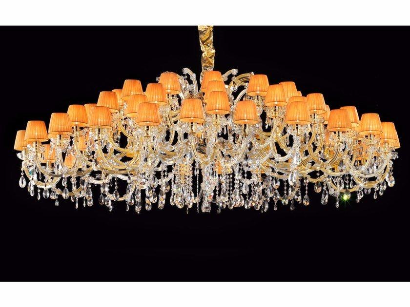 MARIA TERESA VE 984 Painted metal chandelier with crystals