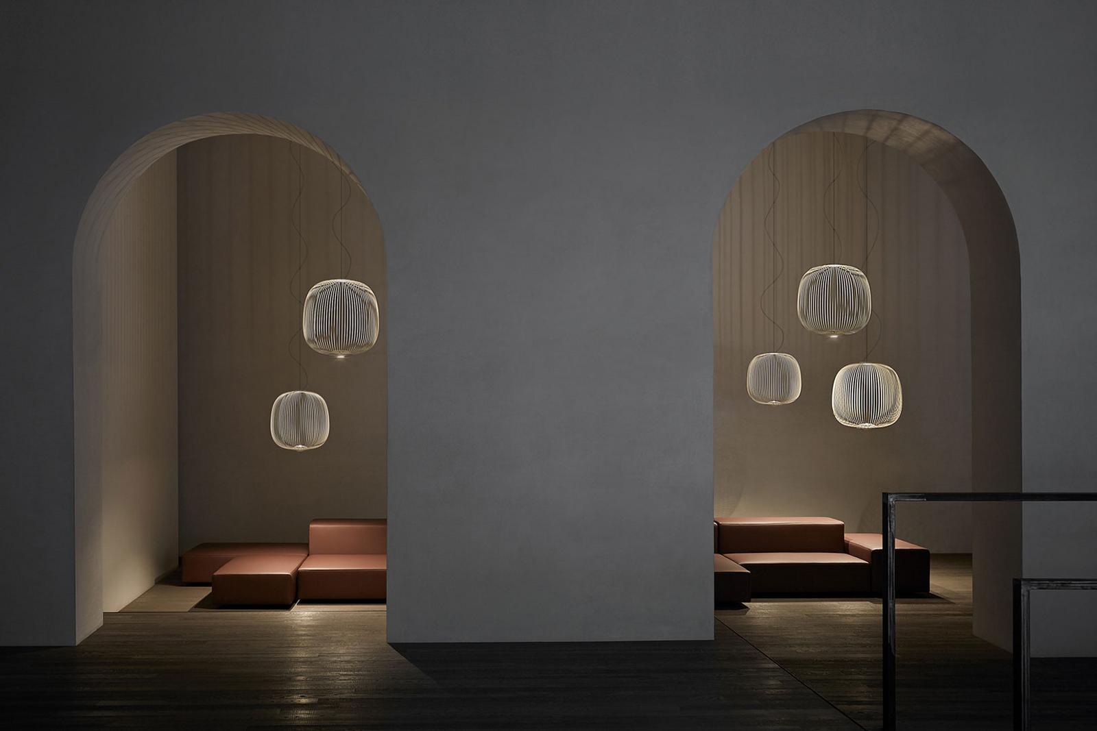 SPOKES Metal pendant lamp