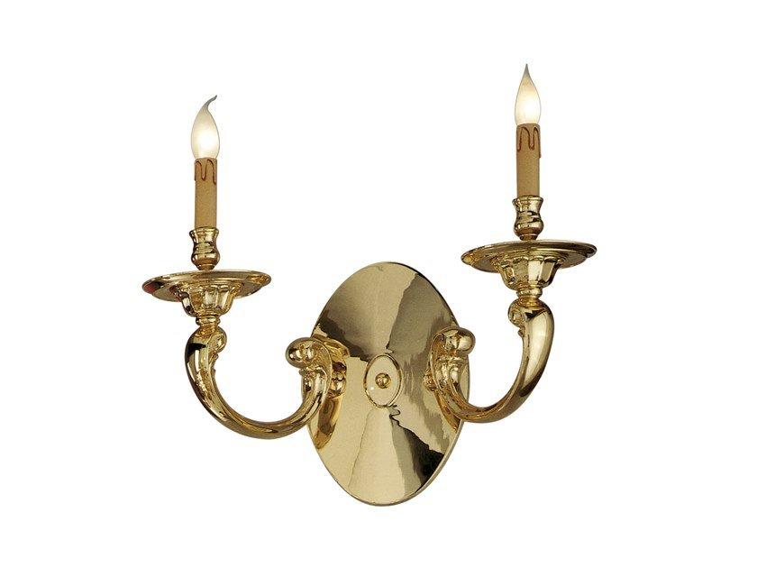 OTELLO 258/A2 Polished Brass wall light