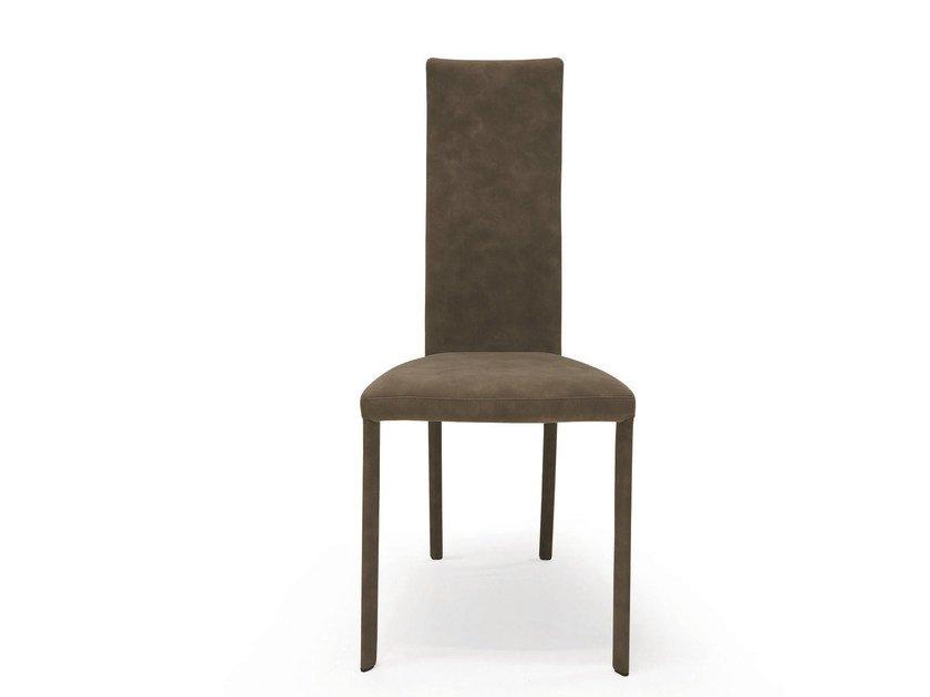 LUNA Upholstered fabric chair