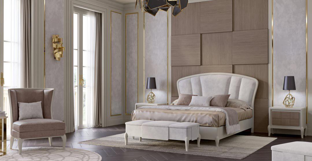 OCEAN Velvet bedroom set