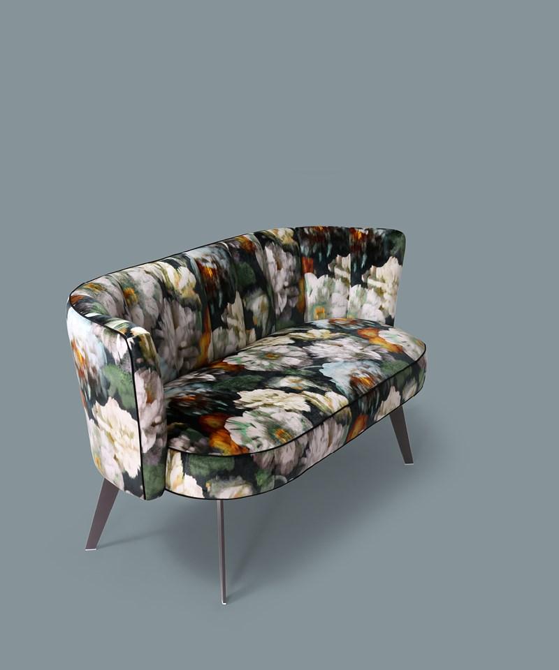 DIVA Fabric small sofa