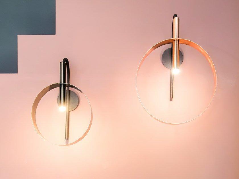 LED LOOP APPLIQUE LED direct light painted metal wall lamp