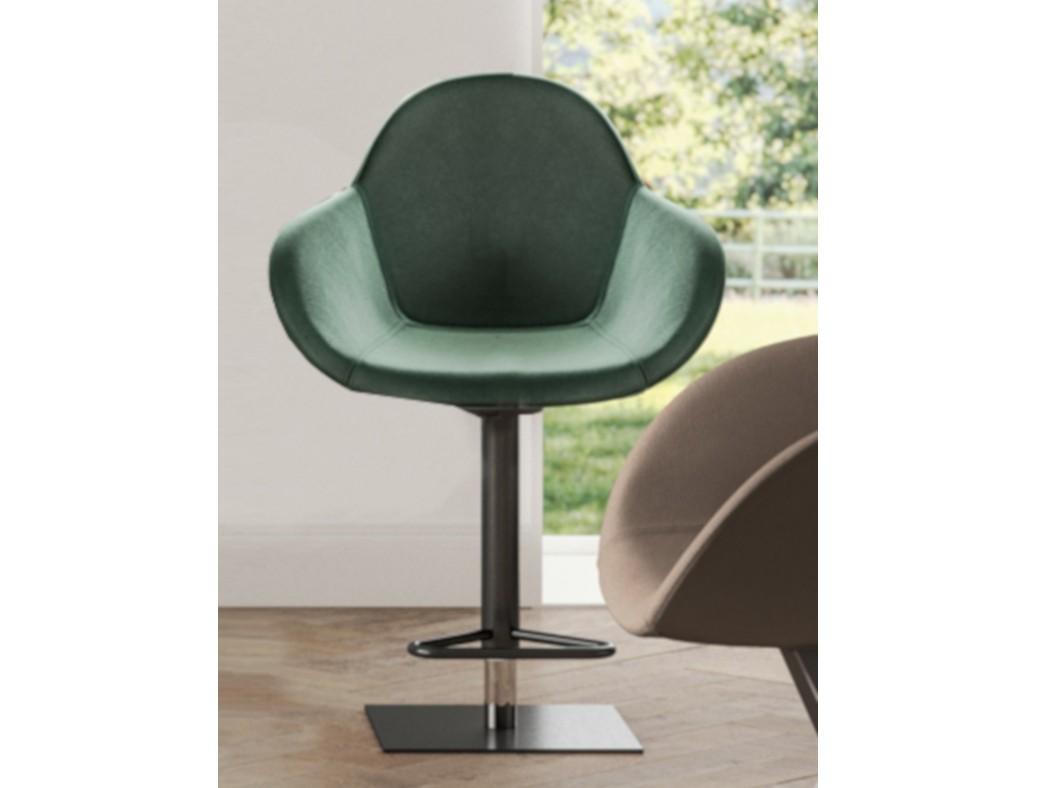 VASCO Upholstered barstool with gas lift