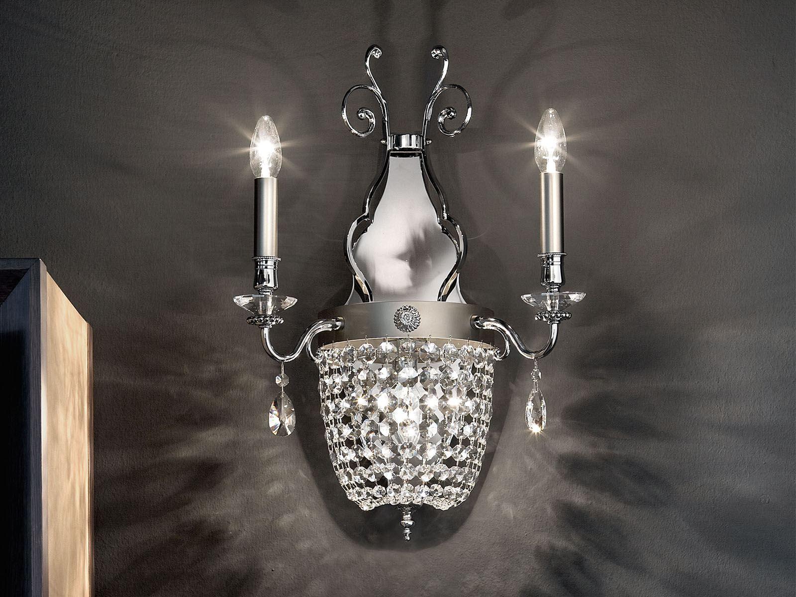 ELEGANTIA A2+1 Crystal wall lamp
