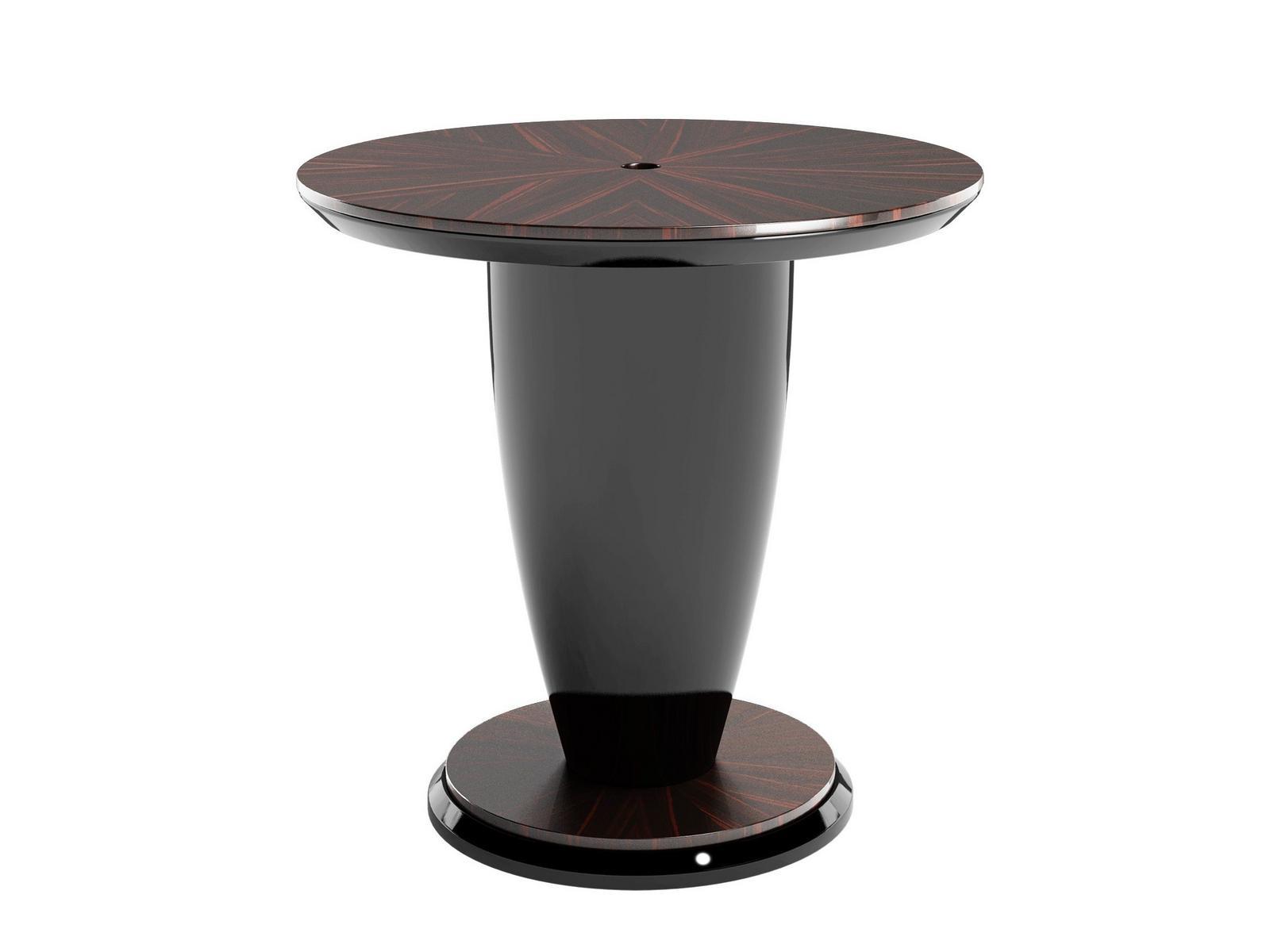 KONG S Round wooden coffee table