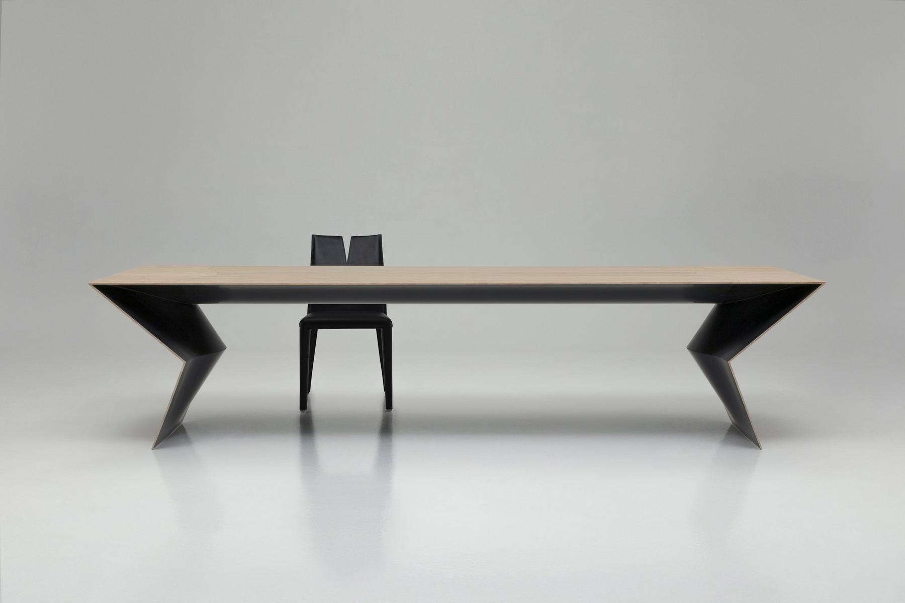 BLITZ Rectangular wooden table
