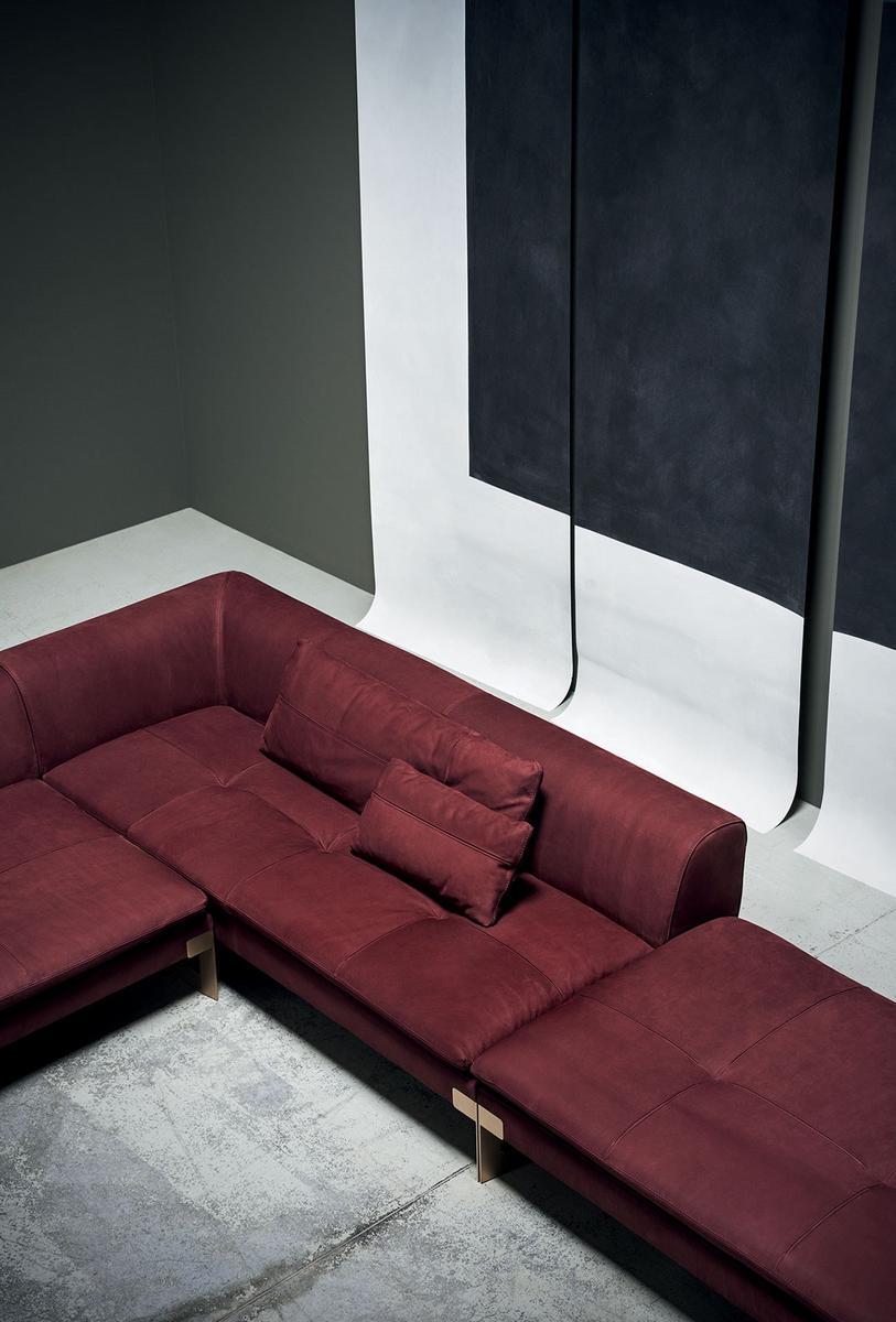 VIKTOR Corner sectional leather sofa