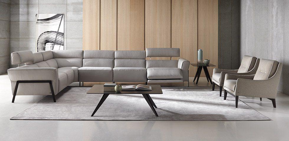 ELEGANZA Corner leather sofa