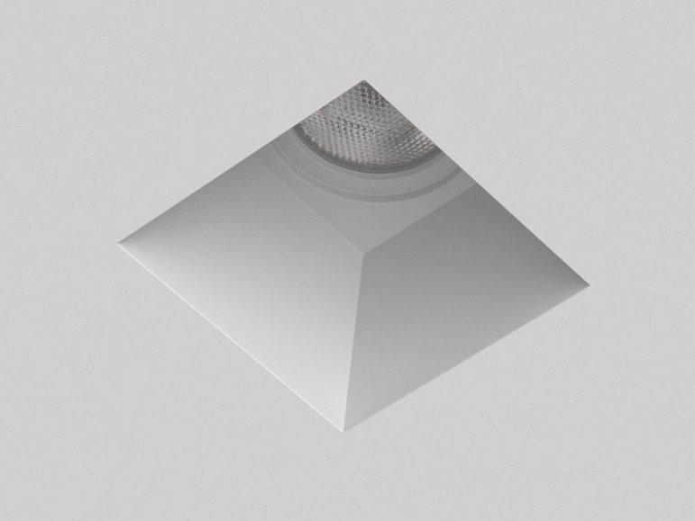 BLANCO SQUARE LED square recessed plaster spotlight