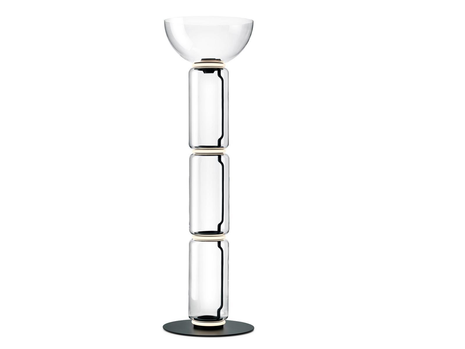 NOCTAMBULE BOWL LED direct light Blown crystal floor lamp