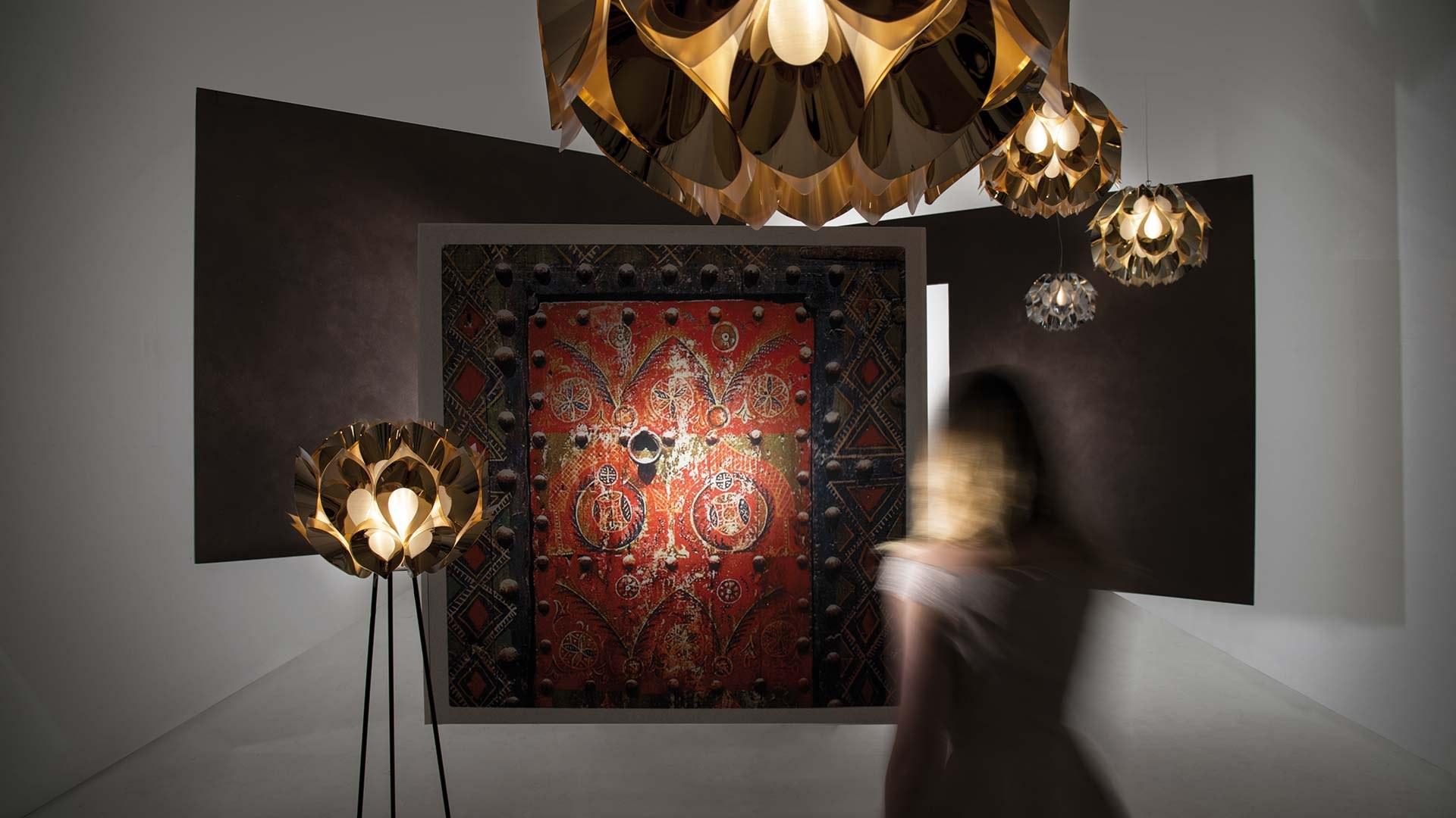 FLORA PEWTER Pewterflex® LED pendant lamp