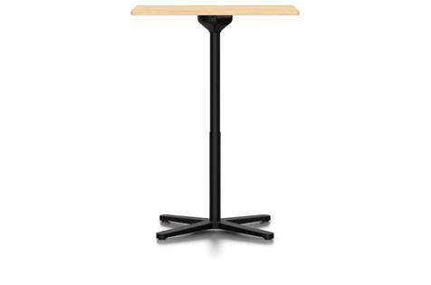 SUPER FOLD Square drop-leaf melamine high table