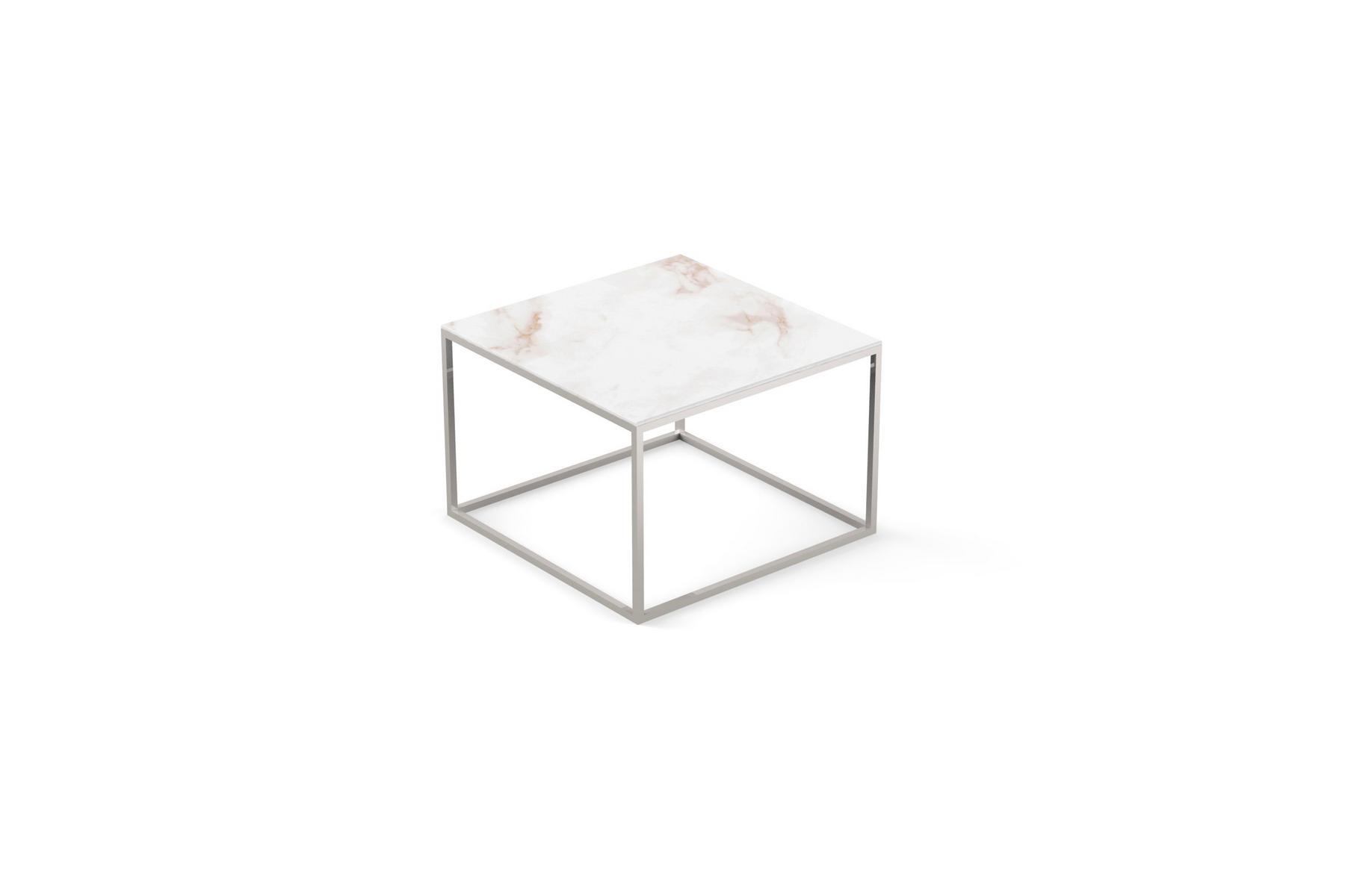 PIXEL Low square garden side table