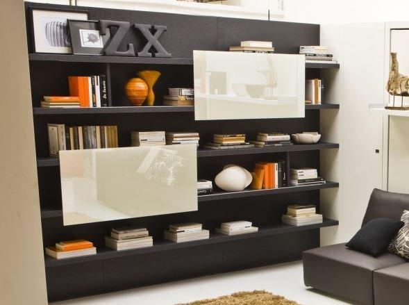 BOISERIE Modular wooden storage wall BOISERIE Modular wooden storage wall