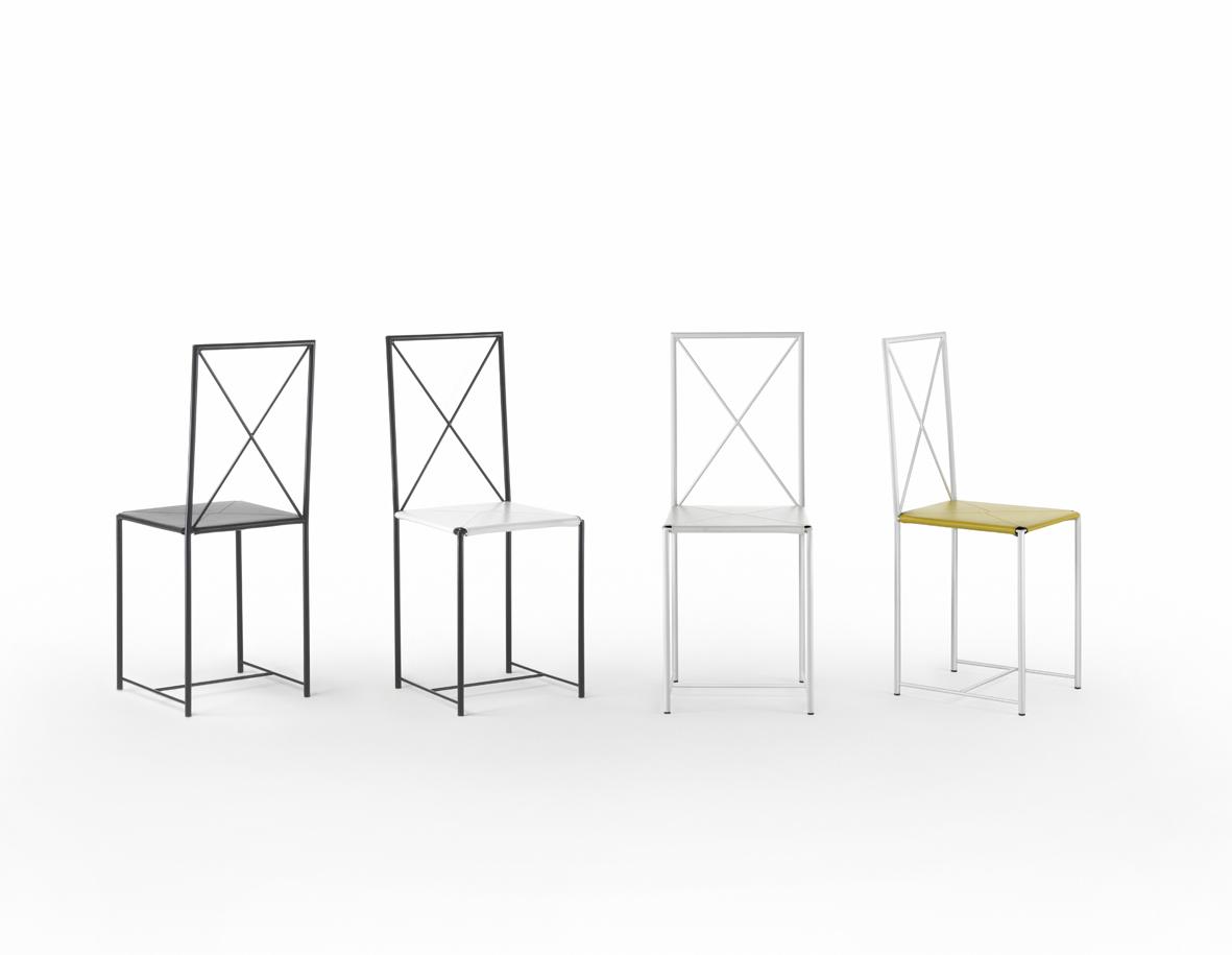MOKA Open back metal chair