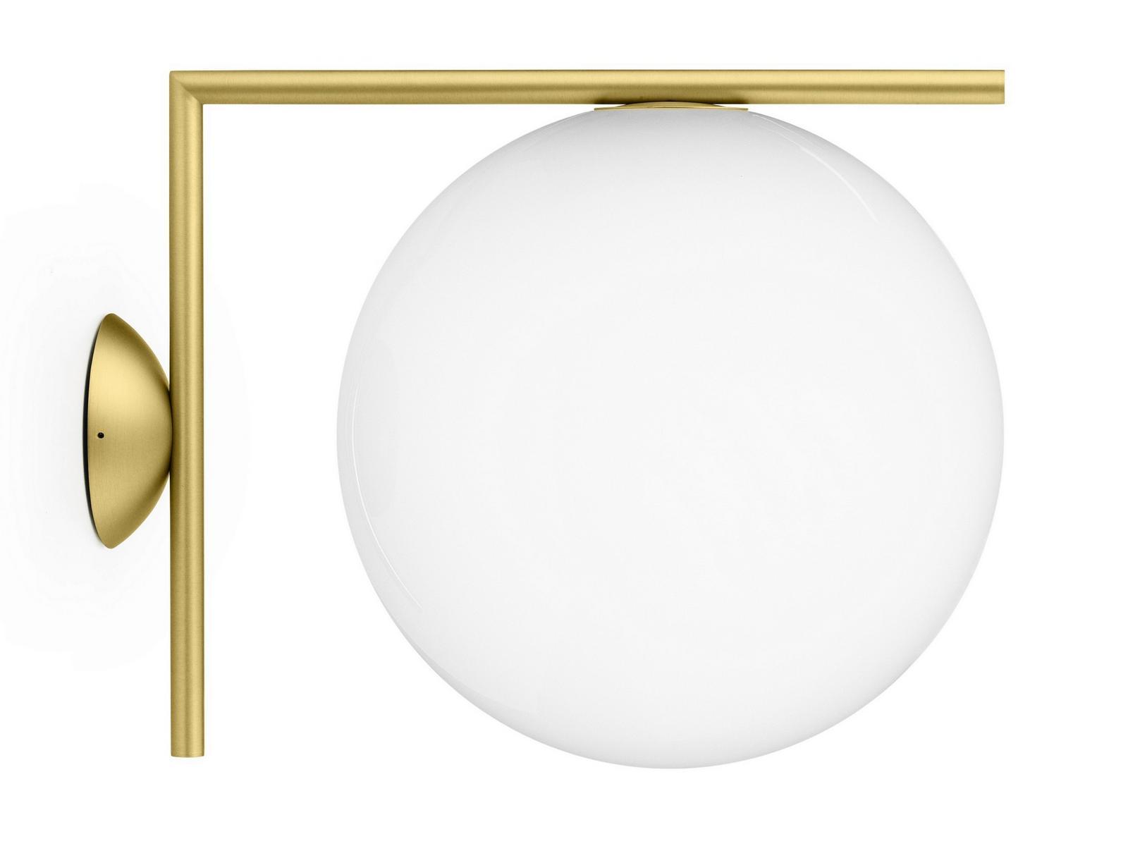 IC LIGHTS CW2 Opal glass wall lamp