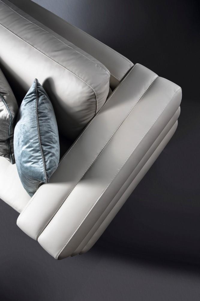 OLA 3 seater leather sofa