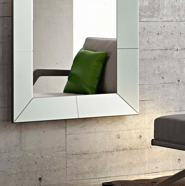 ICEBERG Wall-mounted framed mirror