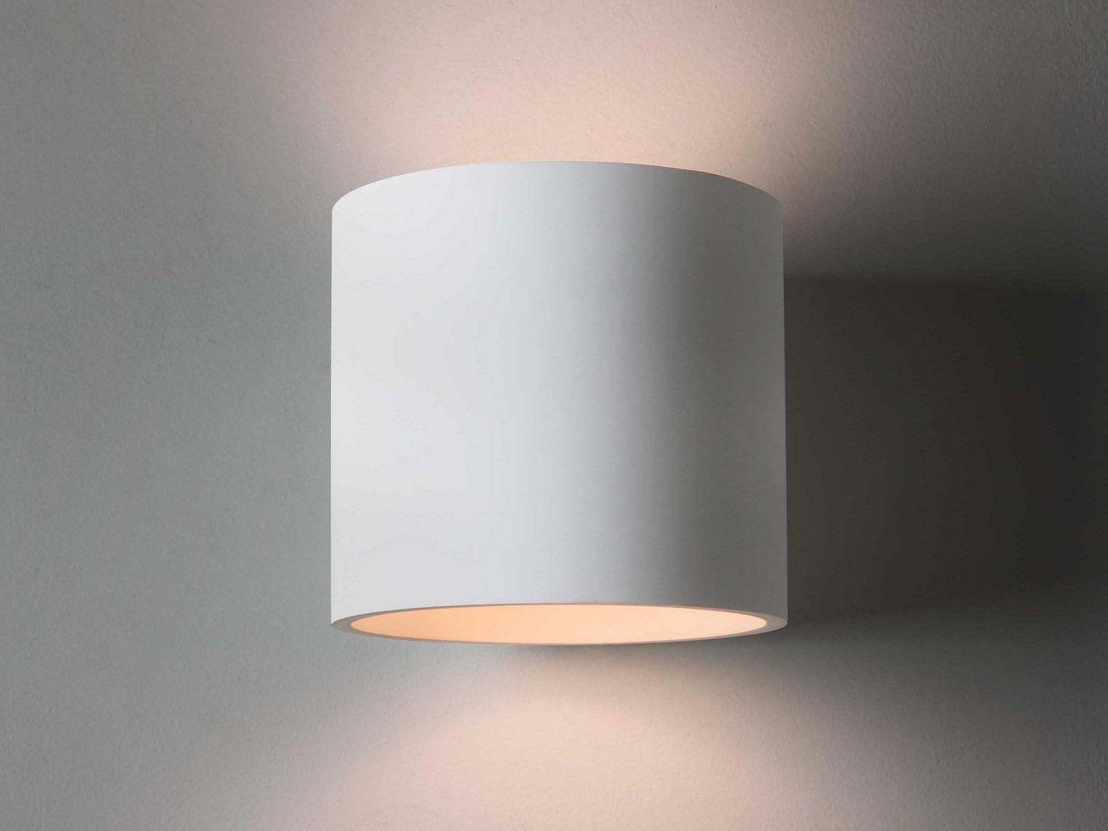 BRENTA Plaster wall light with dimmer