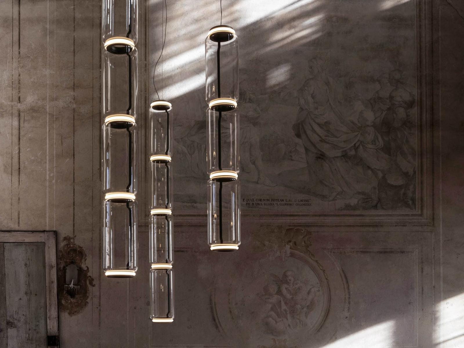 NOCTAMBULE Direct light Blown crystal pendant lamp