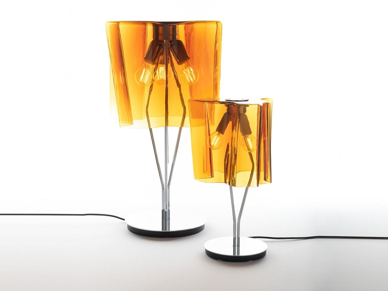 LOGICO Halogen blown glass table lamp
