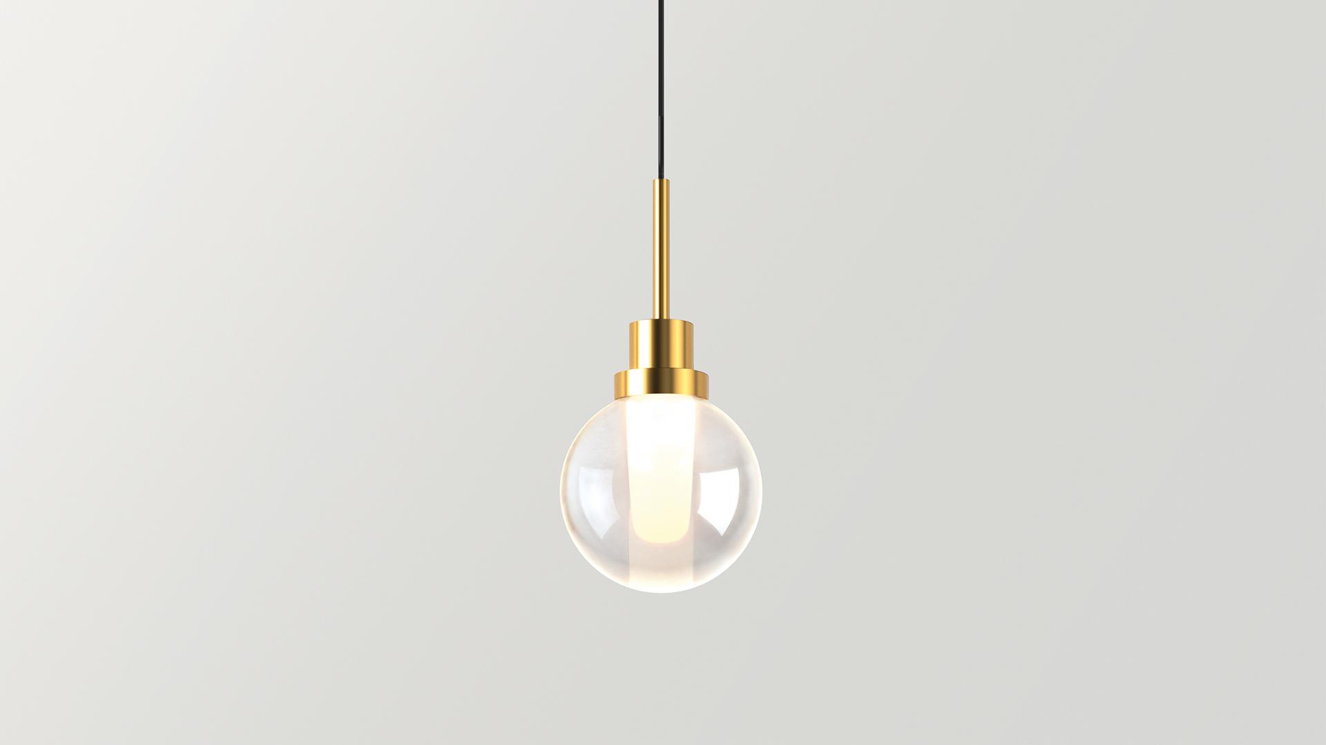 ALASKA BIG FANCY SHAPE LED adjustable glass pendant lamp