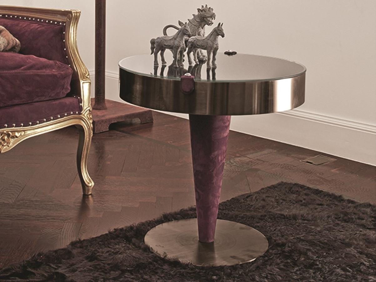 PRINCE Round metal coffee table