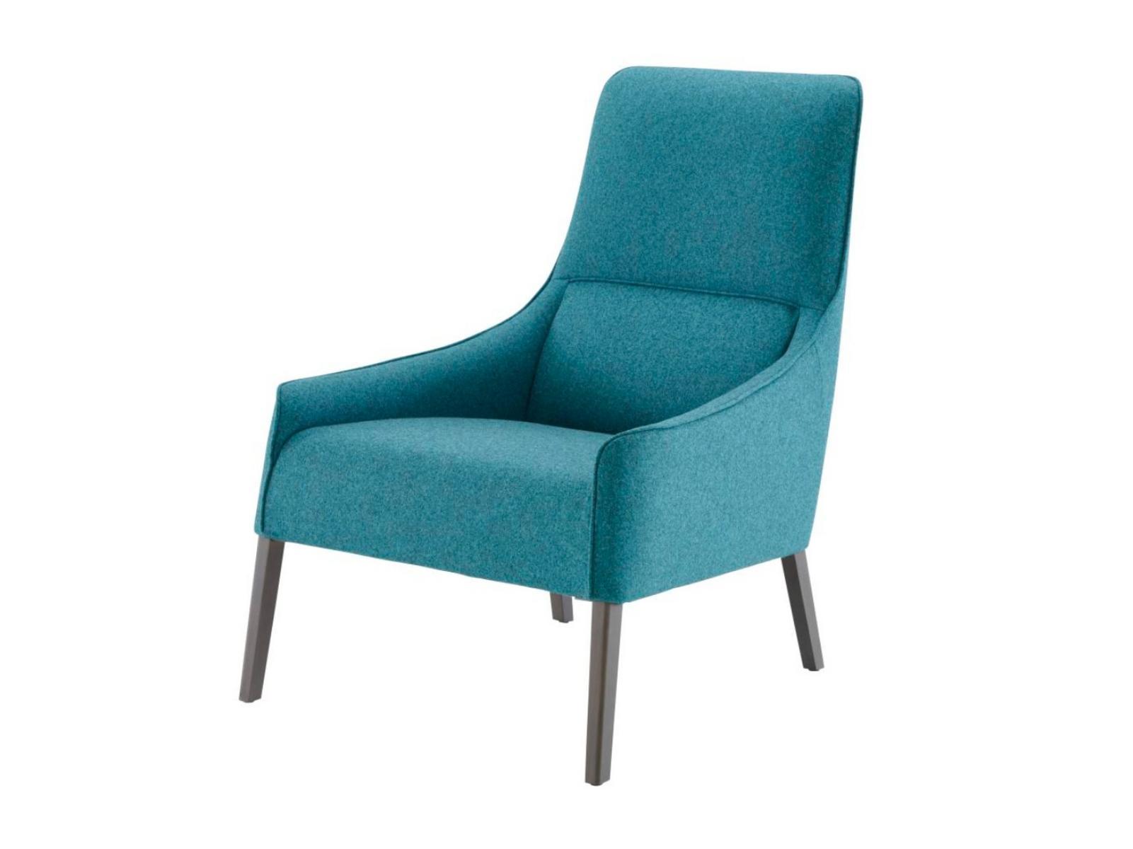 LONG ISLAND Fabric armchair with armrests