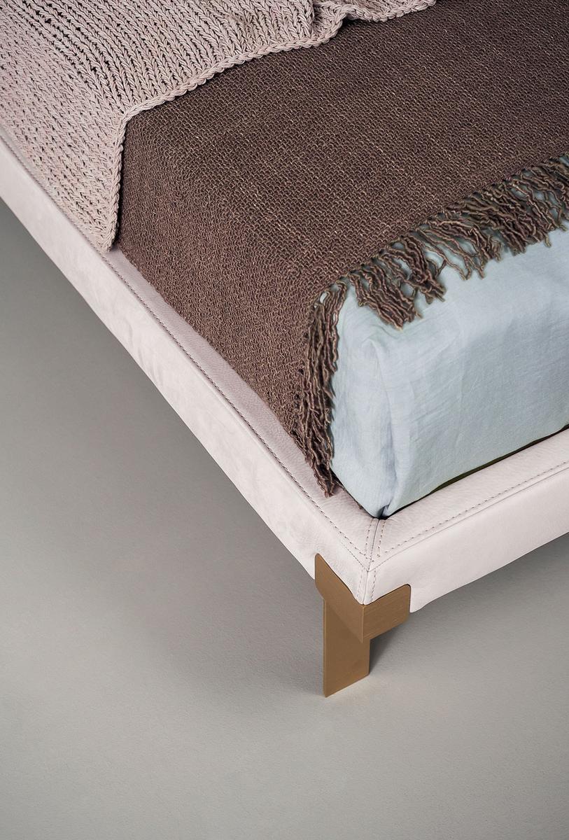 VIKTOR Upholstered double bed