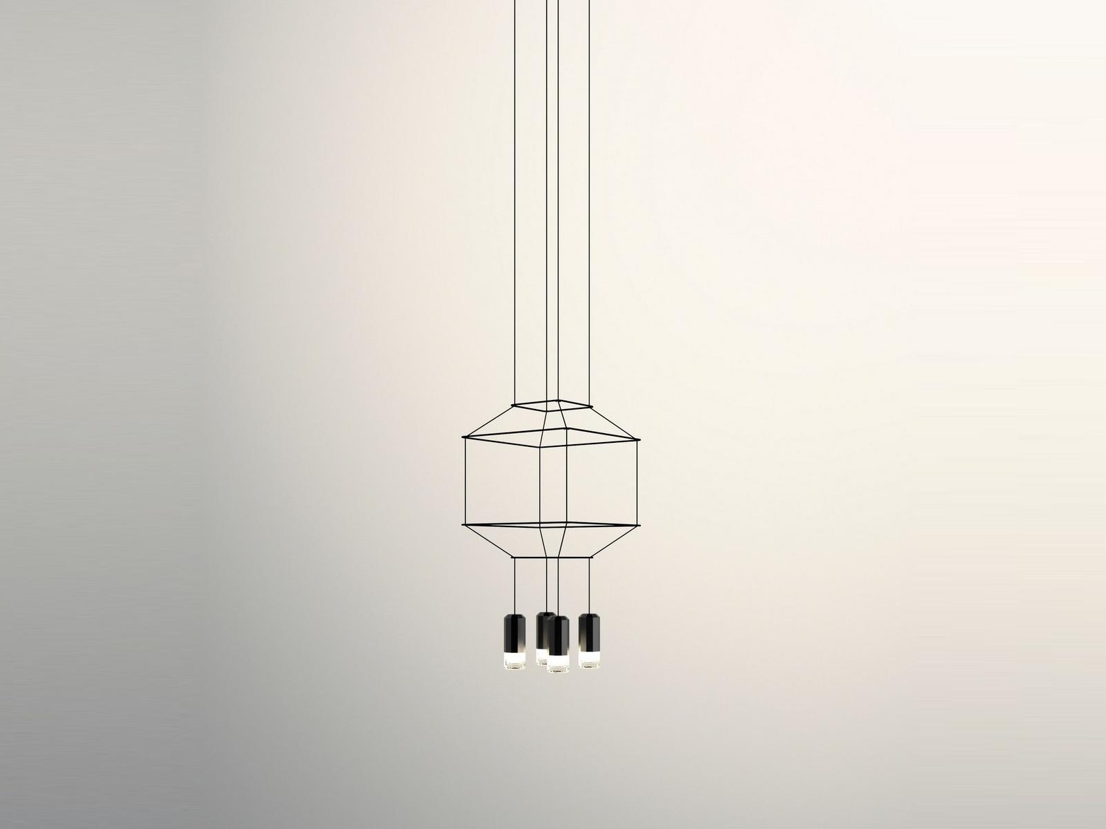 WIREFLOW 4 LED pendant lamp