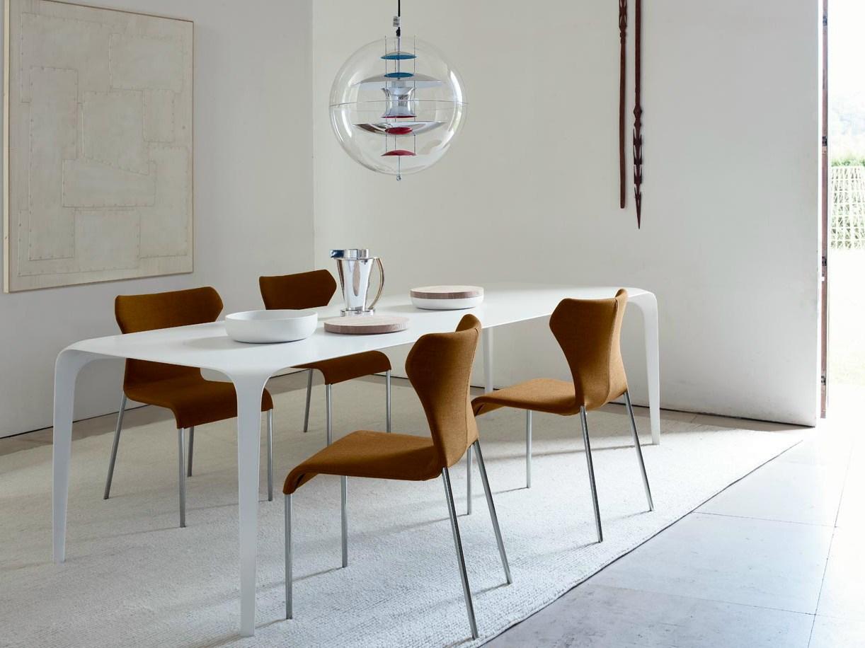 PAPILIO Upholstered fabric chair with removable cover