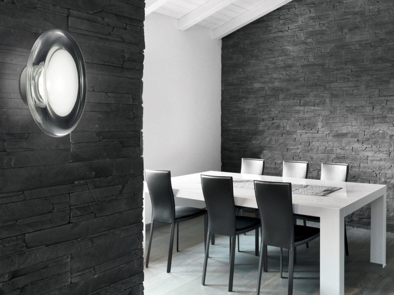 KEYRA P-PL30 LED blown glass wall lamp