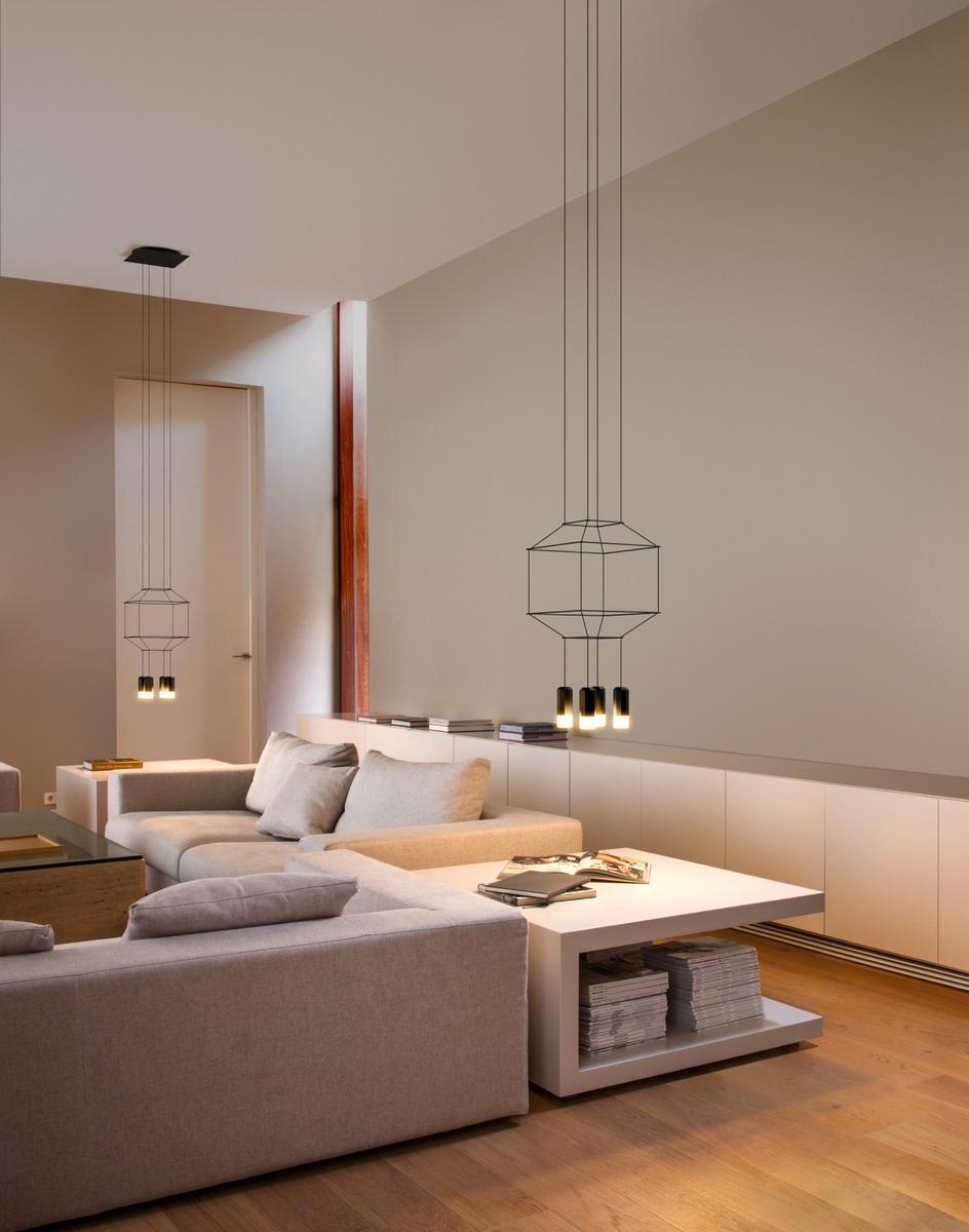WIREFLOW 4 LED pendant lamp
