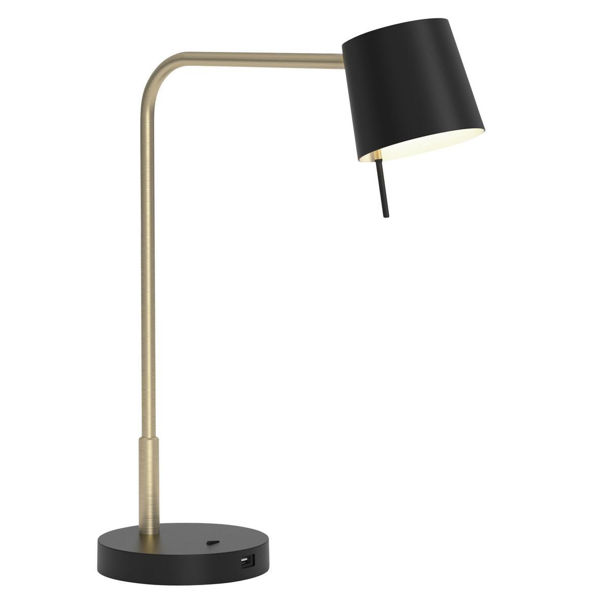 MIURA DESK USB LED adjustable zinc table lamp