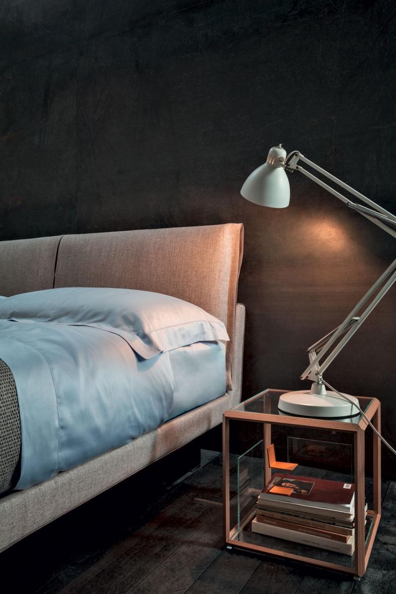 45° Modular square glass coffee table