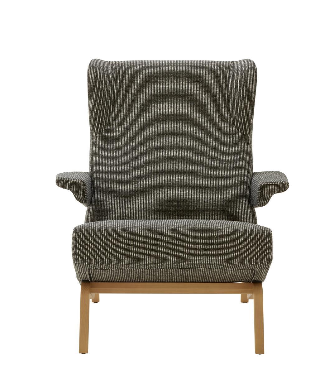 ARCHI Fabric armchair with armrests
