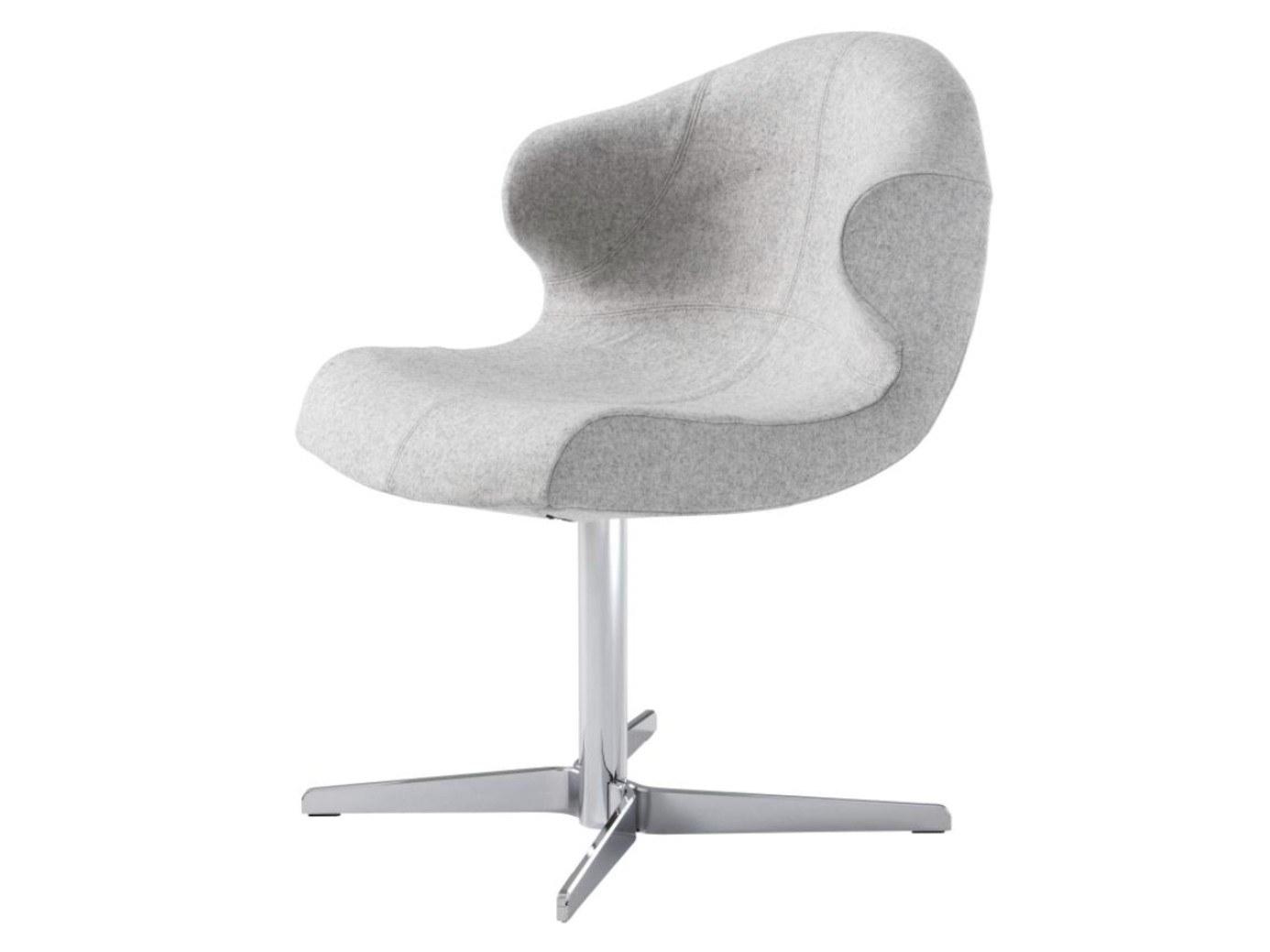 ALSTER Fabric chair with 4-spoke base