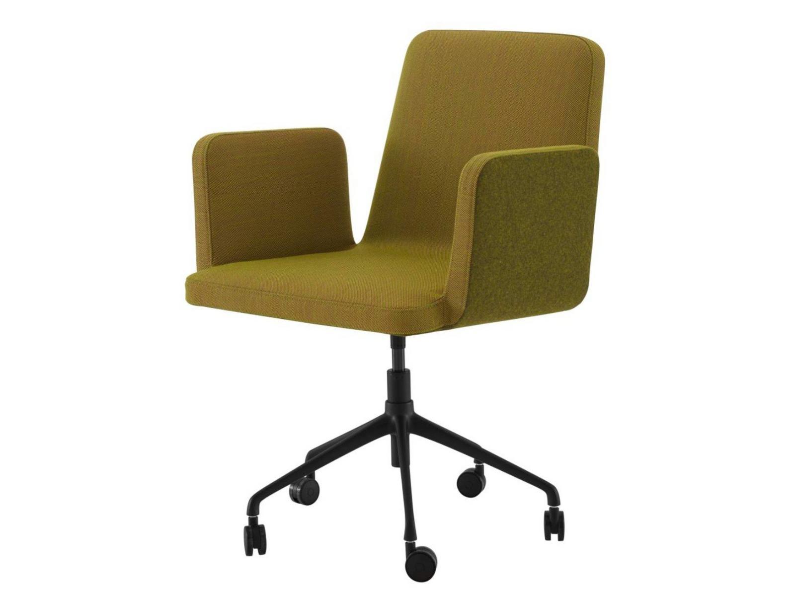 VIK 2 Swivel fabric office chair with 5-Spoke base with castors