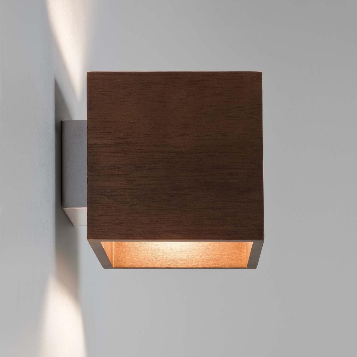 CREMONA LED walnut wall lamp with dimmer