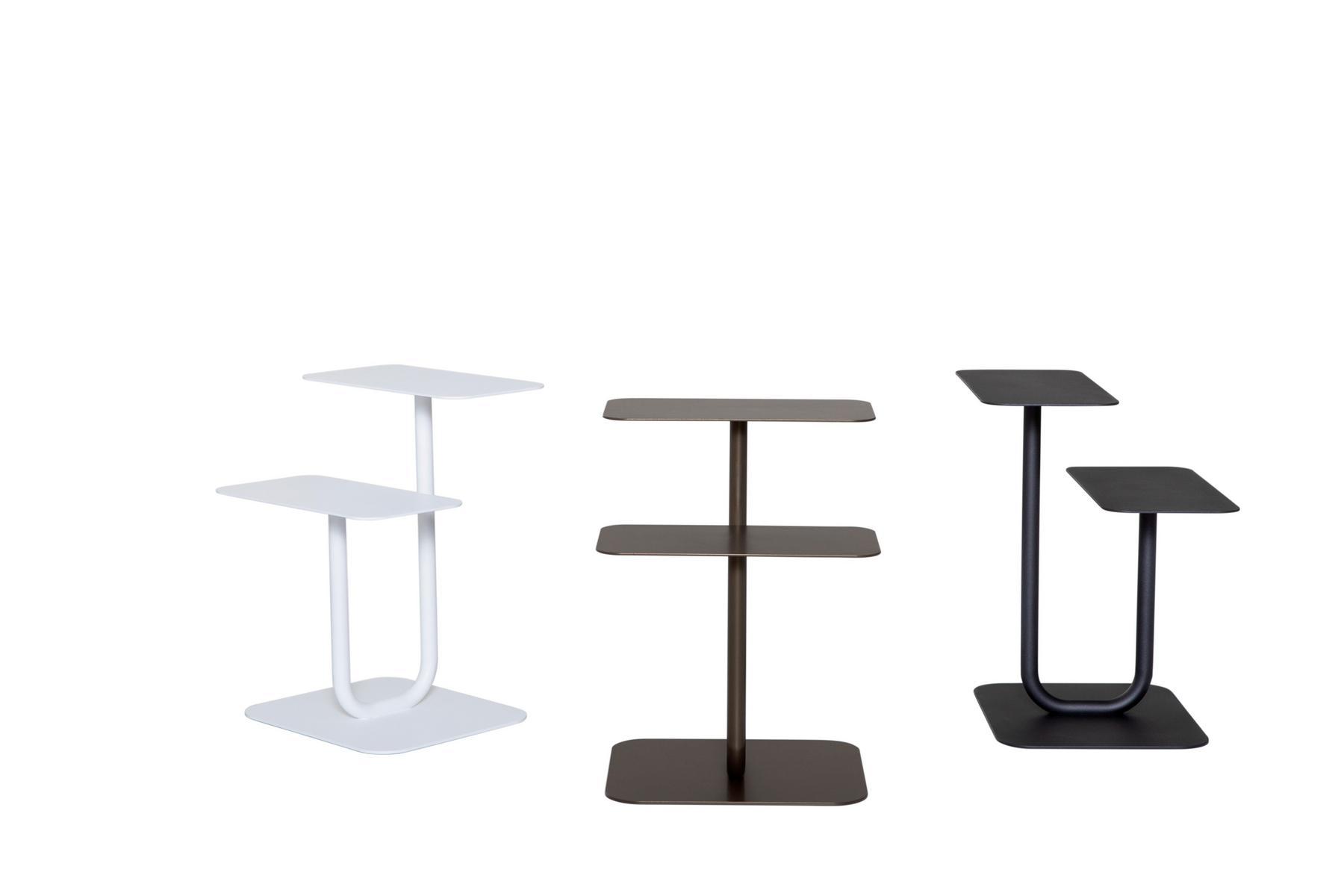 LEVELS Painted metal coffee table