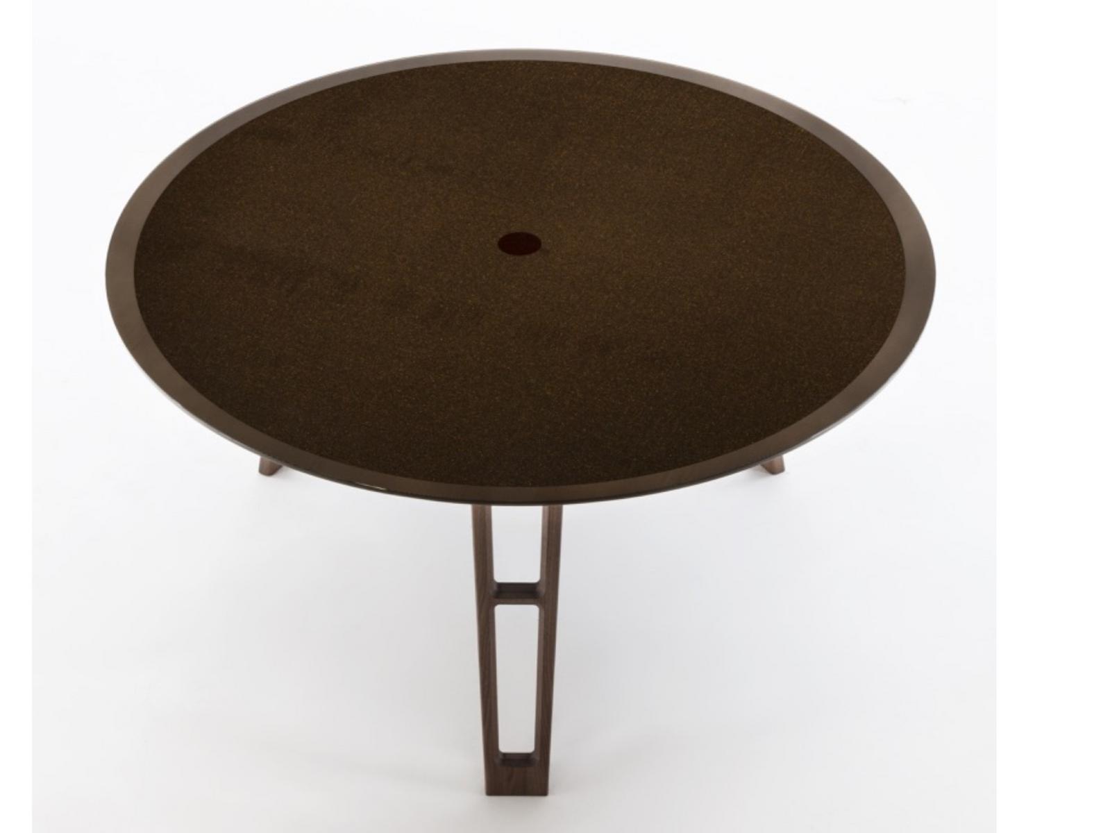 AXEL Round wooden dining table