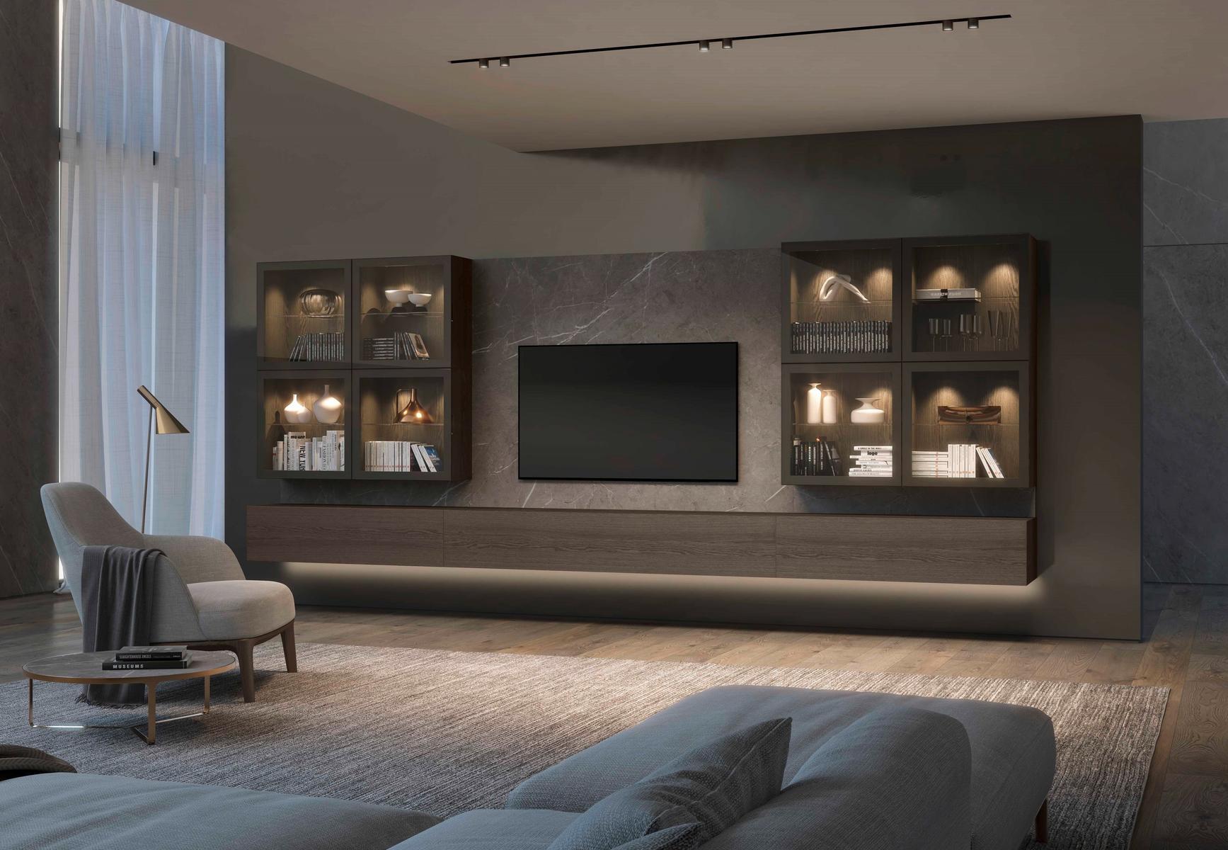 CUBE6 Wooden storage wall CUBE6 Wooden storage wall