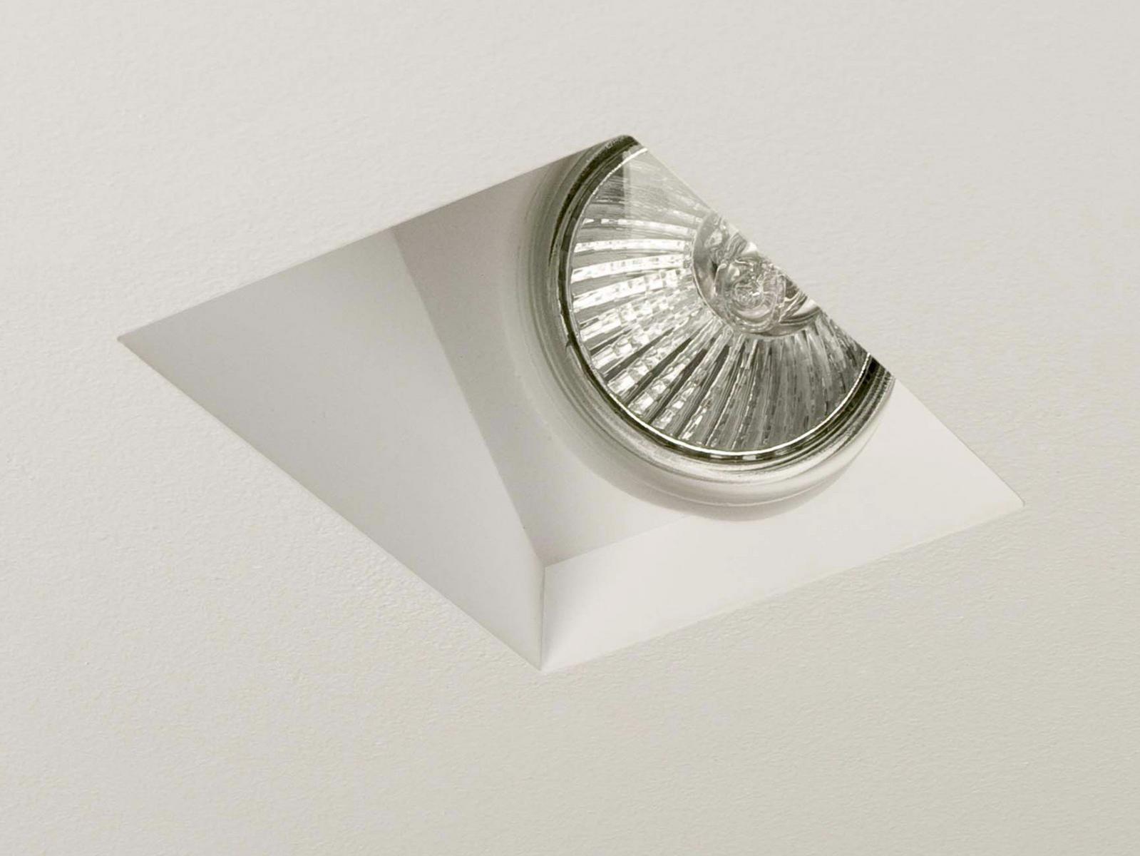 BLANCO 45 LED recessed plaster spotlight with dimmer