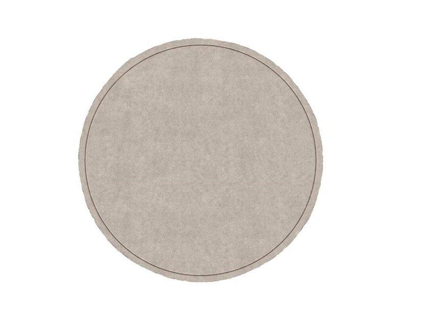 OUTLINE Round wool rug