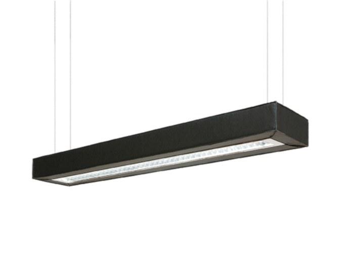 D-LEATHER Direct-indirect light leather pendant lamp